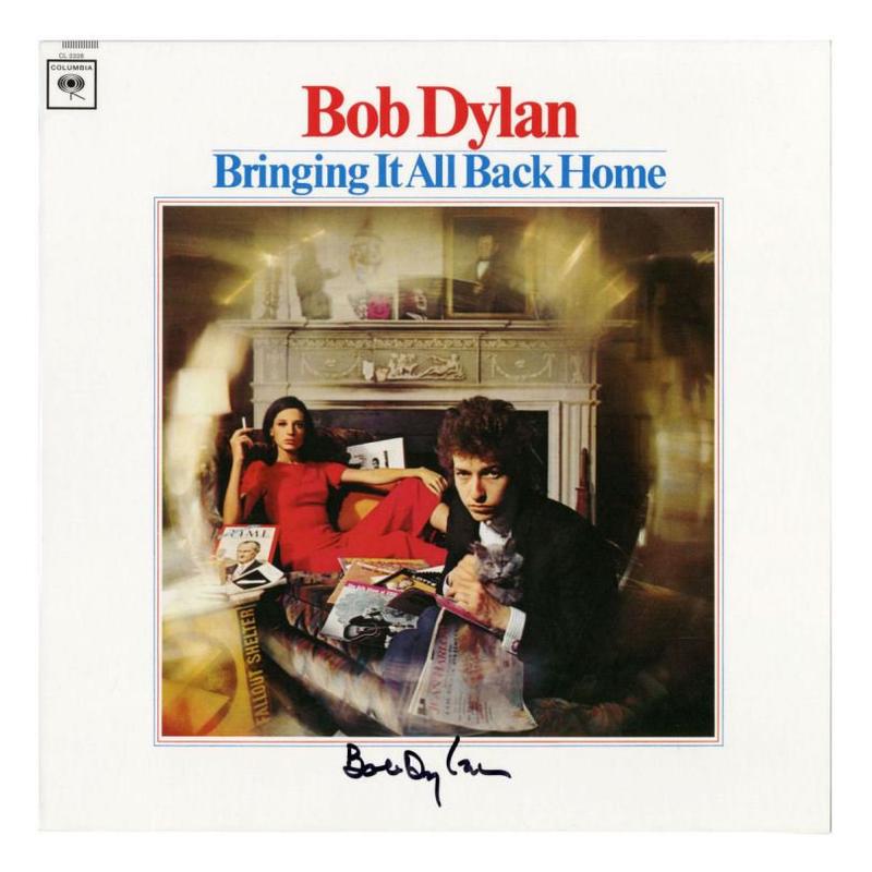 Bob Dylan 2017 Signed Bringing It All Back Home LP (Jeff Rosen)