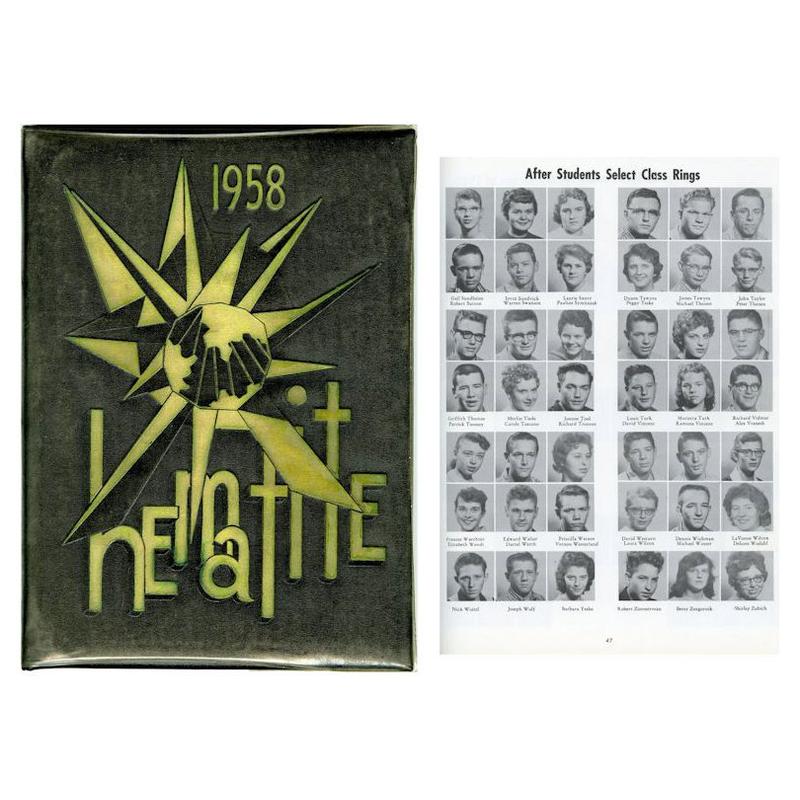 Bob Dylan 1958 Hibbing High Yearbook