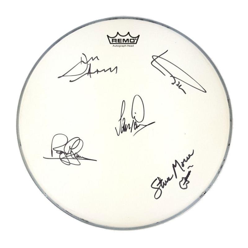 Deep Purple Autographed Remo Drum Skin